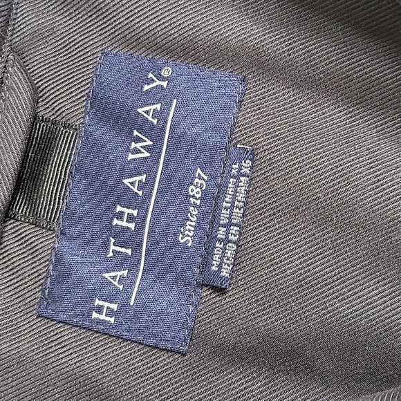 Hathaway men's zip up jacket black sz XL - Picture 5 of 13